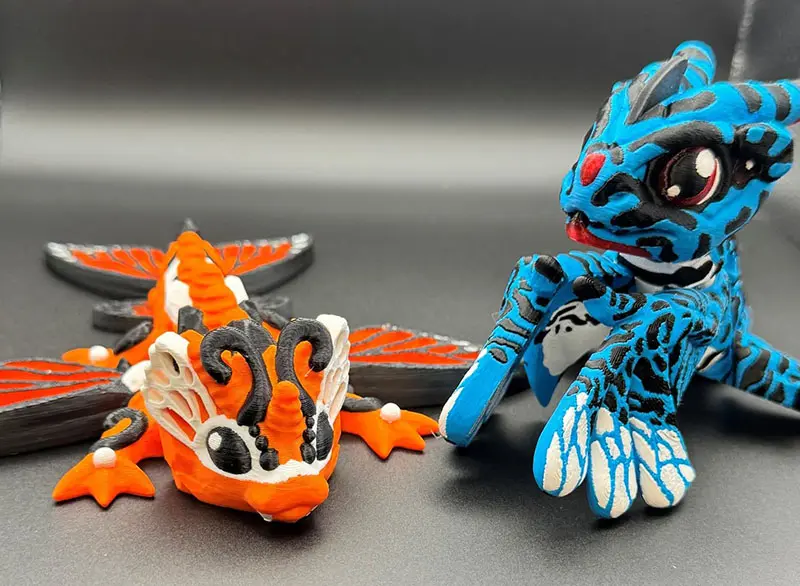 Amphithere Dragon and Butterfly Dragon