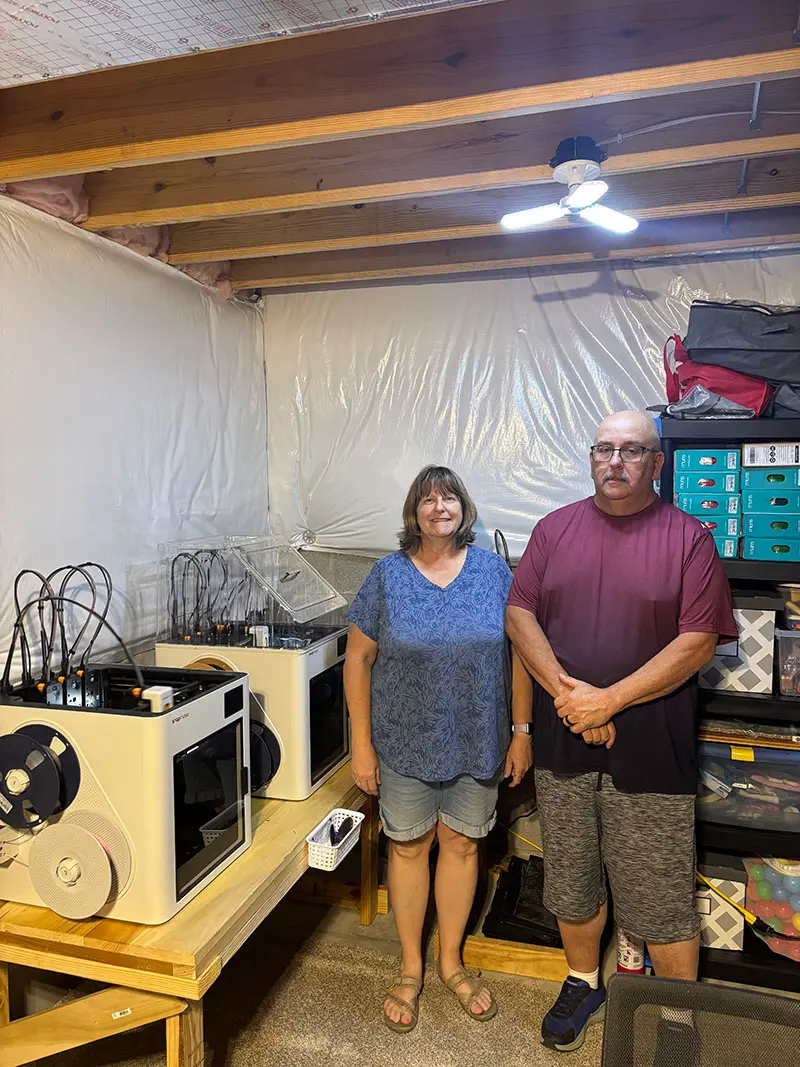 Jeff and Annette Mast, owners of SKBP3D LLC