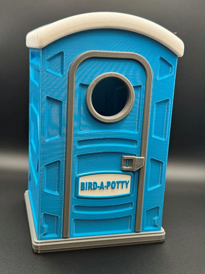 Bird-A-Potty Bird House