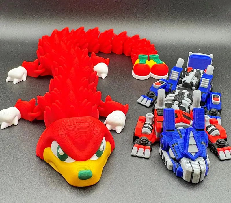 Semibot Dragon and Knuckles Dragon